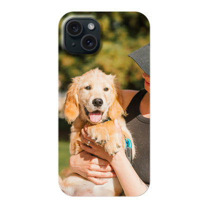 Apple iPhone 15 Plus Cover Rigida Lucida con inserto in Gomma -  Stampa su tutta la Superficie, Retro e Lati