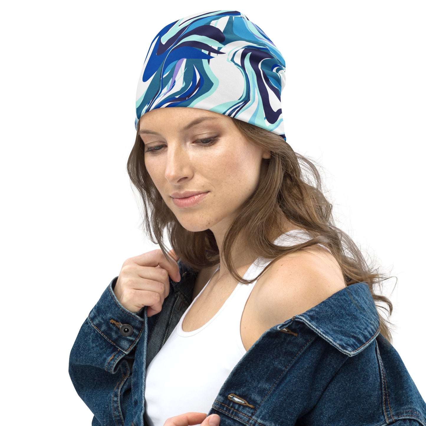 Onde Blu - Berretto Beanie