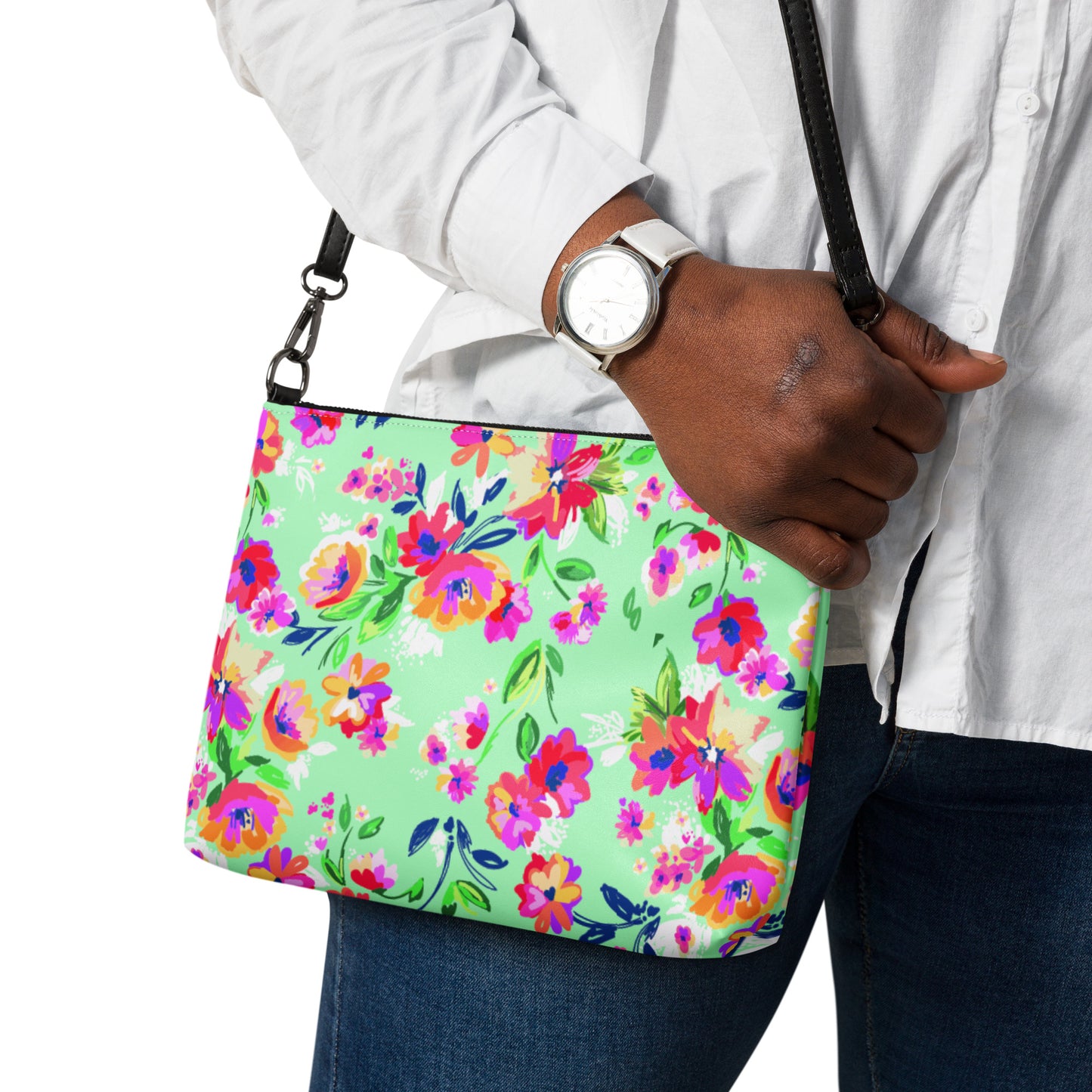 Fiorellini - Borsa Unisex con Tracolla