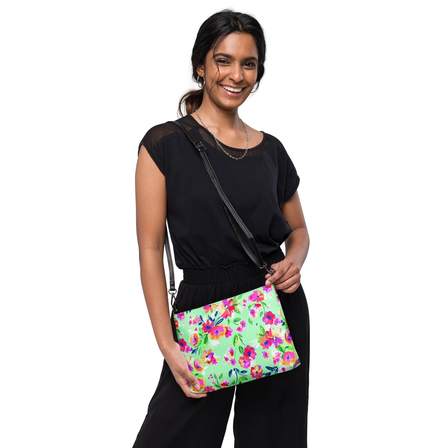 Fiorellini - Borsa Unisex con Tracolla