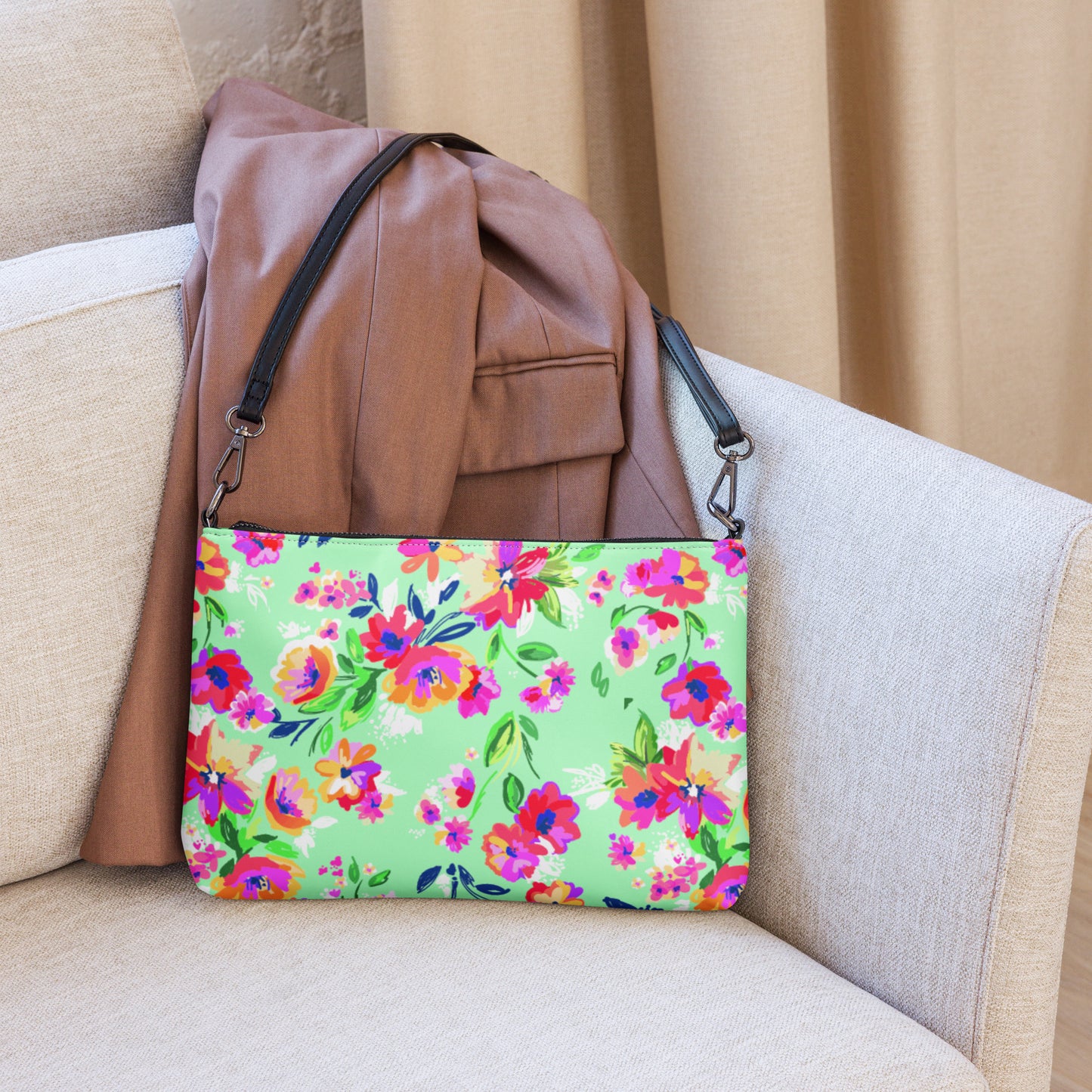 Fiorellini - Borsa Unisex con Tracolla