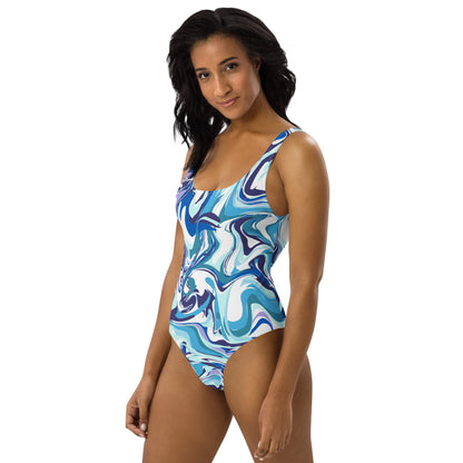 Onde Blu-  Costume da Bagno Intero