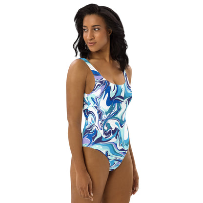 Onde Blu-  Costume da Bagno Intero