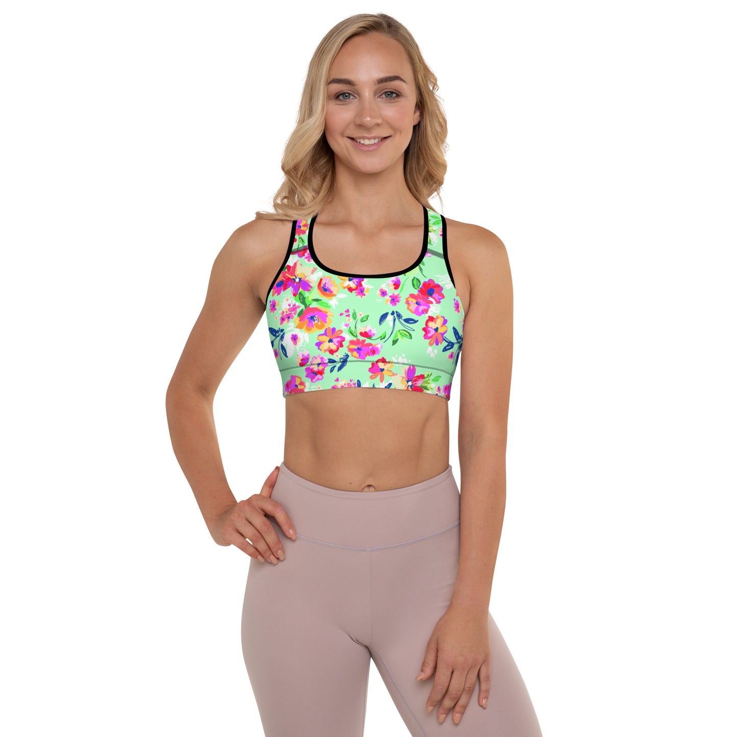 Fiorellini - Reggiseno Sportivo Imbottito