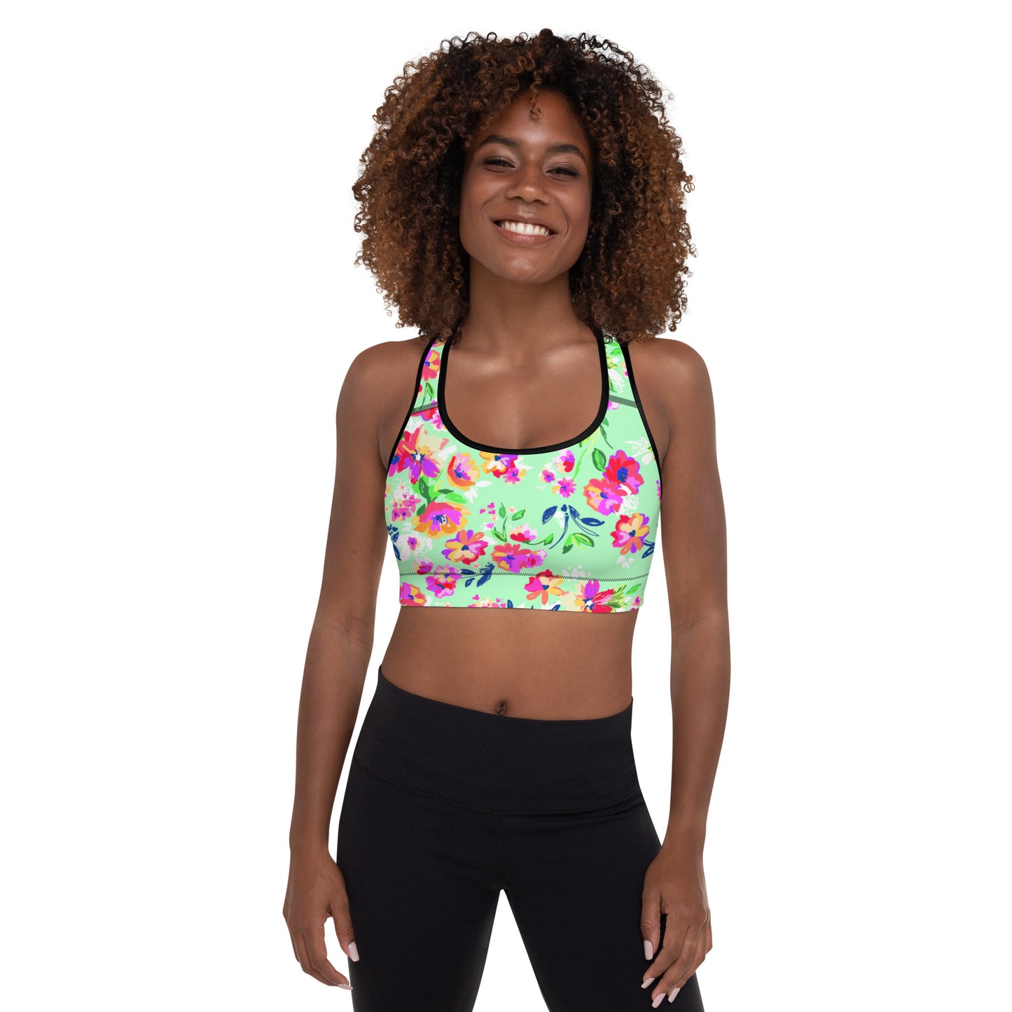Fiorellini - Reggiseno Sportivo Imbottito