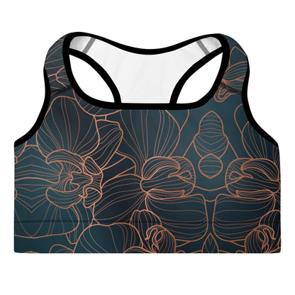 Orchidea - Reggiseno Sportivo Imbottito