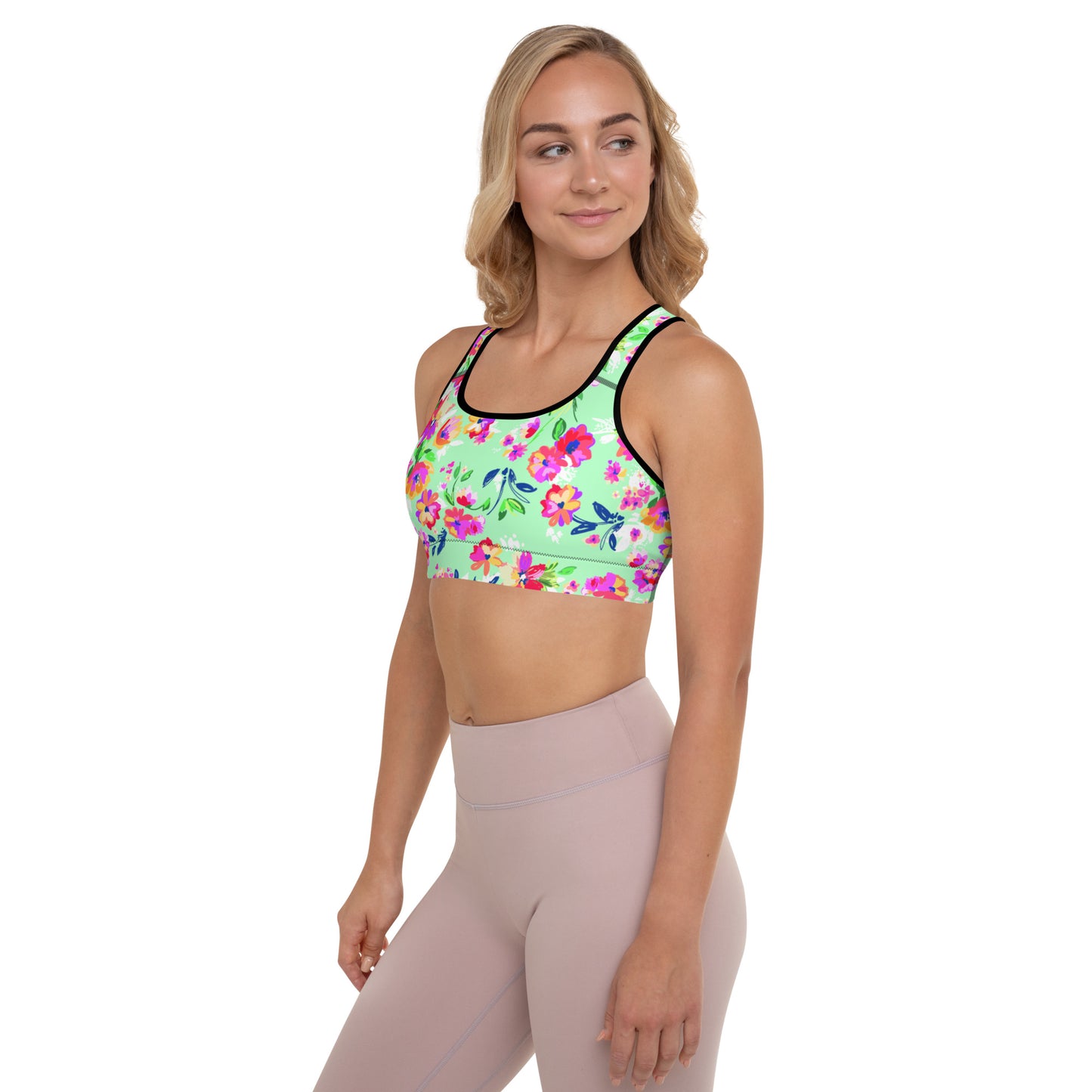 Fiorellini - Reggiseno Sportivo Imbottito