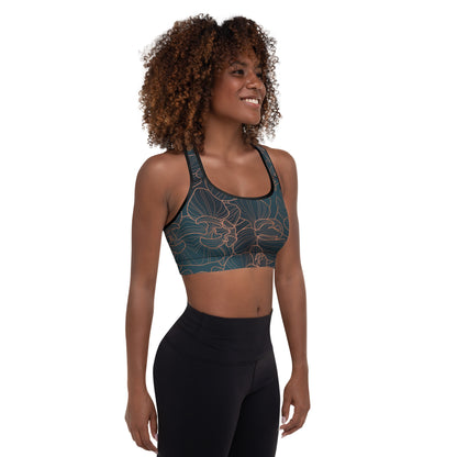Orchidea - Reggiseno Sportivo Imbottito
