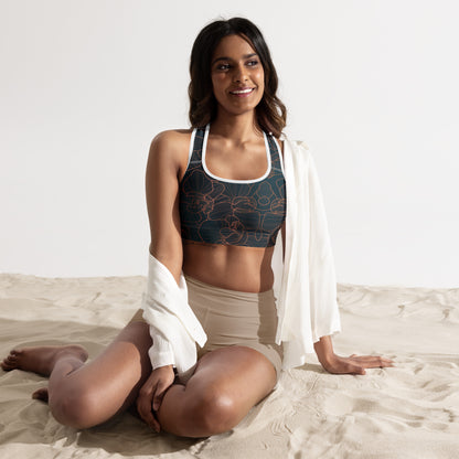 Orchidea - Reggiseno Sportivo Imbottito