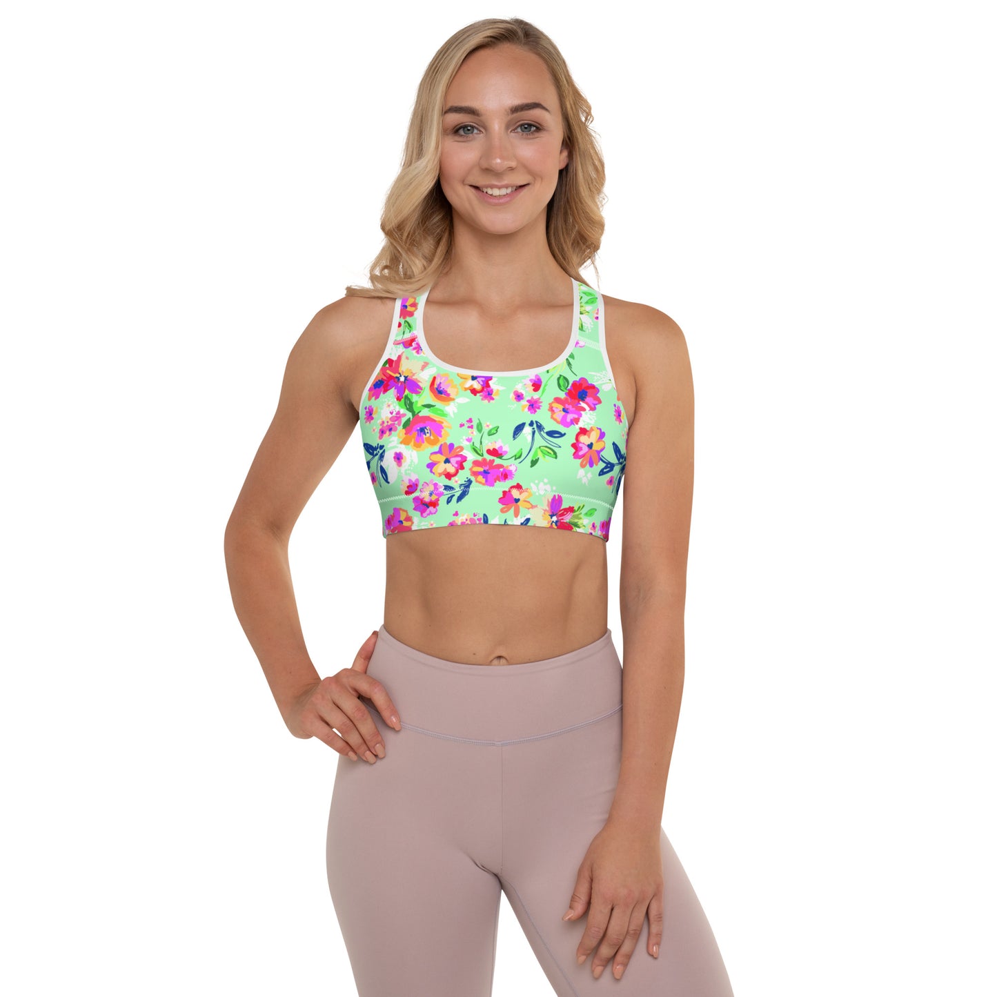 Fiorellini - Reggiseno Sportivo Imbottito