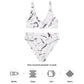 Marble -  Bikini a vita alta