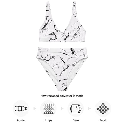 Marble -  Bikini a vita alta