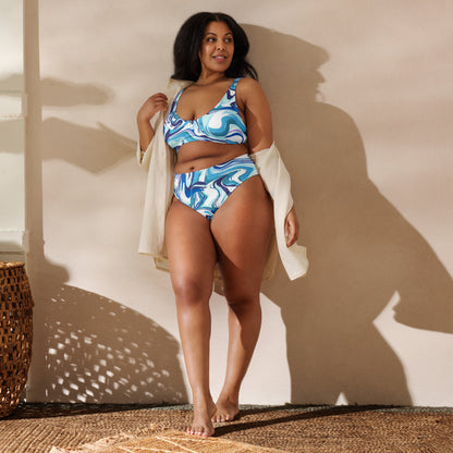 Onde Blu-  Bikini a vita alta