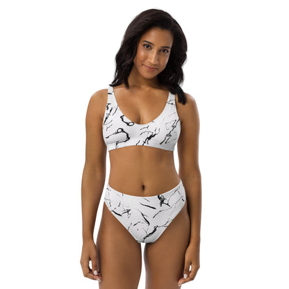 Marble -  Bikini a vita alta