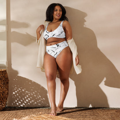 Marble -  Bikini a vita alta