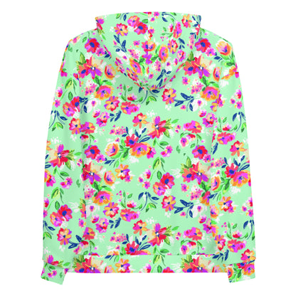 Fiorellini - Felpa Unisex con Cappuccio