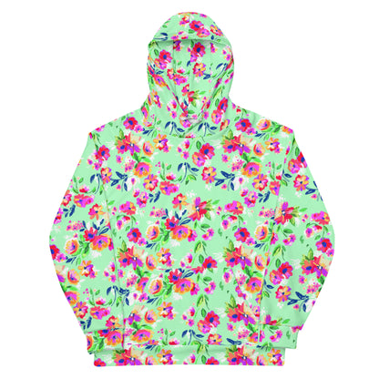 Fiorellini - Felpa Unisex con Cappuccio