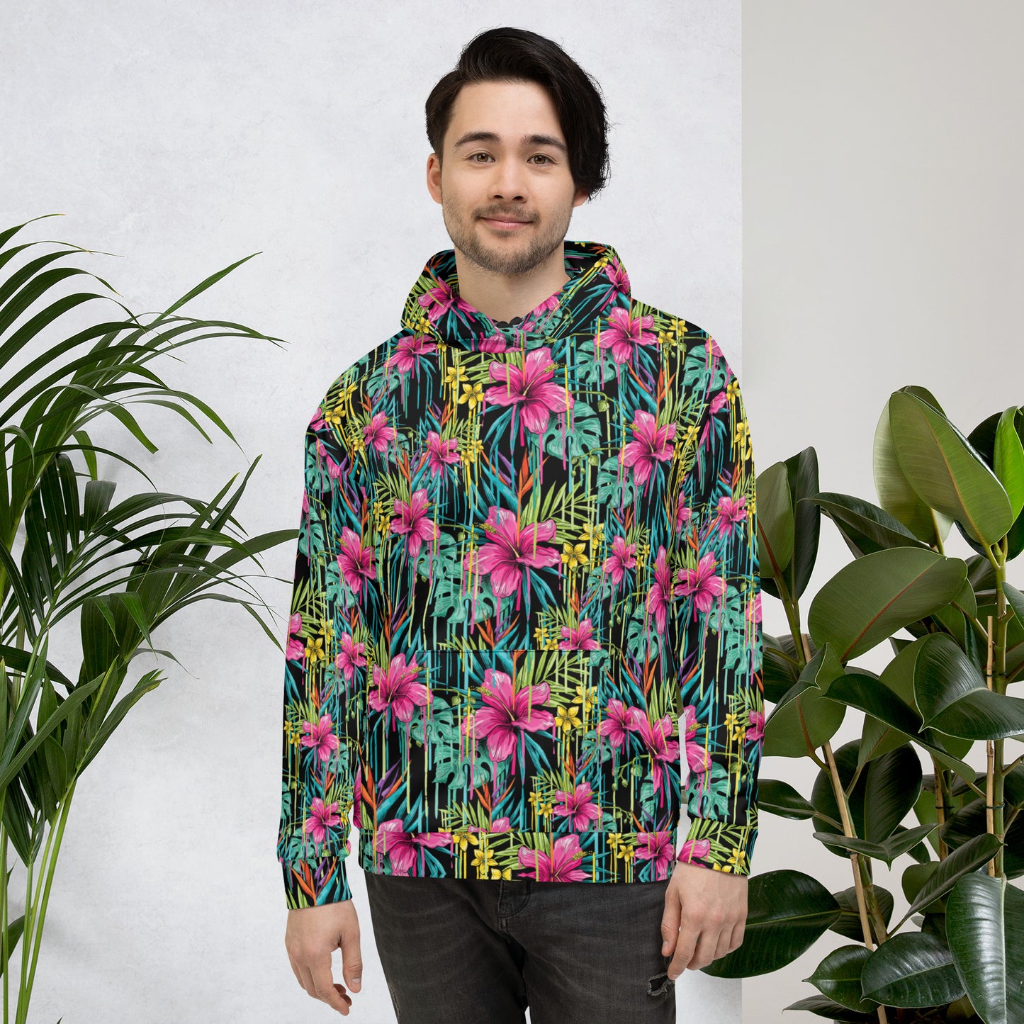 Rose - Felpa Unisex con Cappuccio
