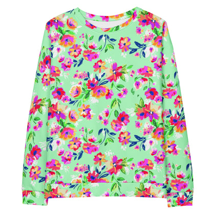 Fiorellini - Felpa Unisex Girocollo