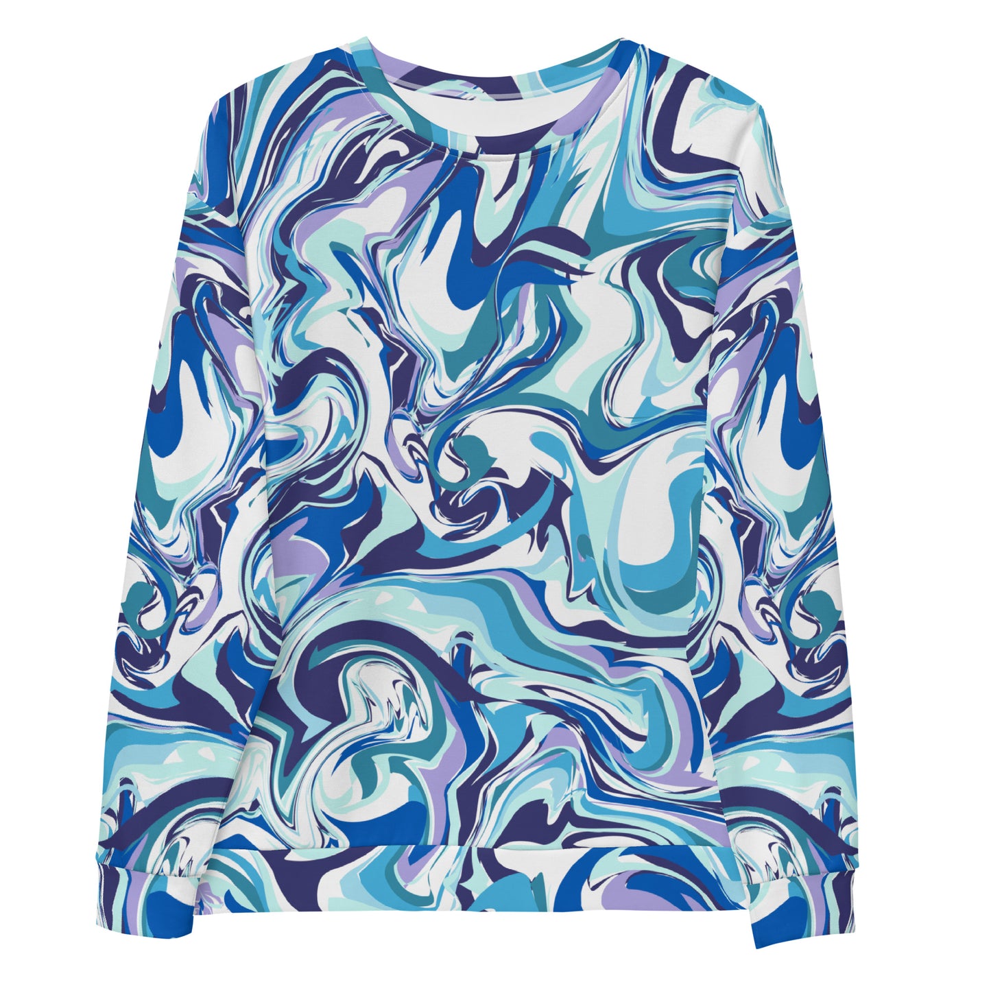 Onde Blu - Felpa Unisex Girocollo
