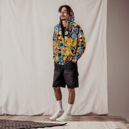 Colori - Felpa Unisex con Cappuccio e Zip
