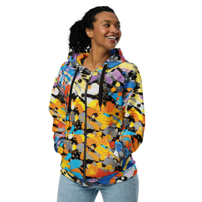 Colori - Felpa Unisex con Cappuccio e Zip