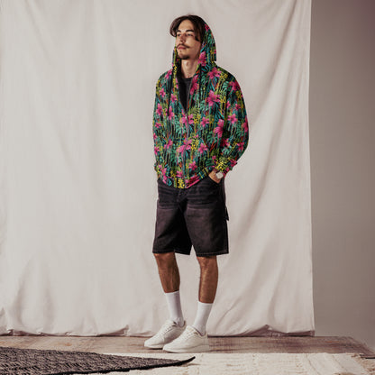 Rose - Felpa Unisex con Cappuccio e Zip