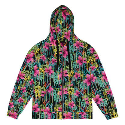 Rose - Felpa Unisex con Cappuccio e Zip