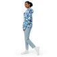 Onde Blu - Felpa Unisex con Cappuccio e Zip