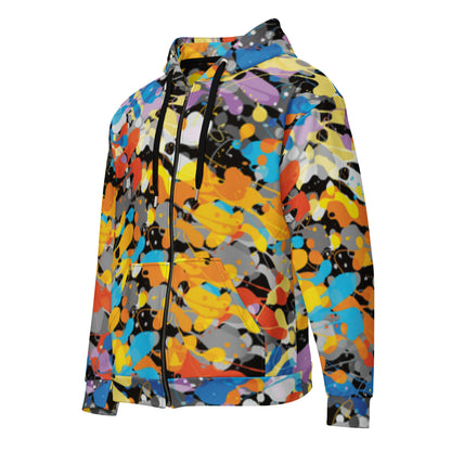 Colori - Felpa Unisex con Cappuccio e Zip