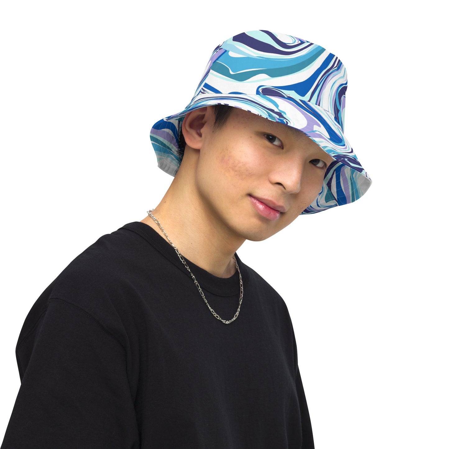 Onde Blu - Cappello Unisex modello Pescatore