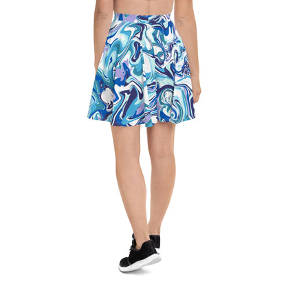 Onde Blu-  Gonna a Pieghe