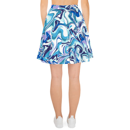 Onde Blu-  Gonna a Pieghe