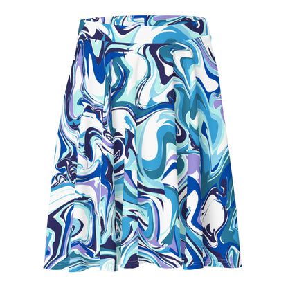 Onde Blu-  Gonna a Pieghe