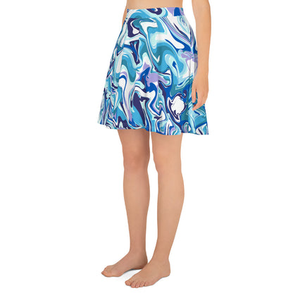 Onde Blu-  Gonna a Pieghe