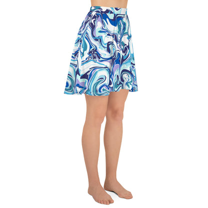 Onde Blu-  Gonna a Pieghe