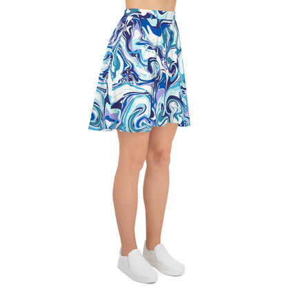 Onde Blu-  Gonna a Pieghe