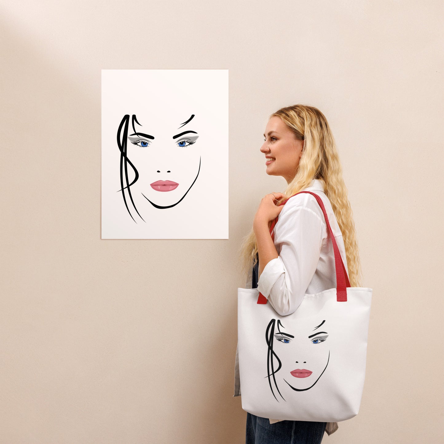 Volto di Donna - Shopping Bag