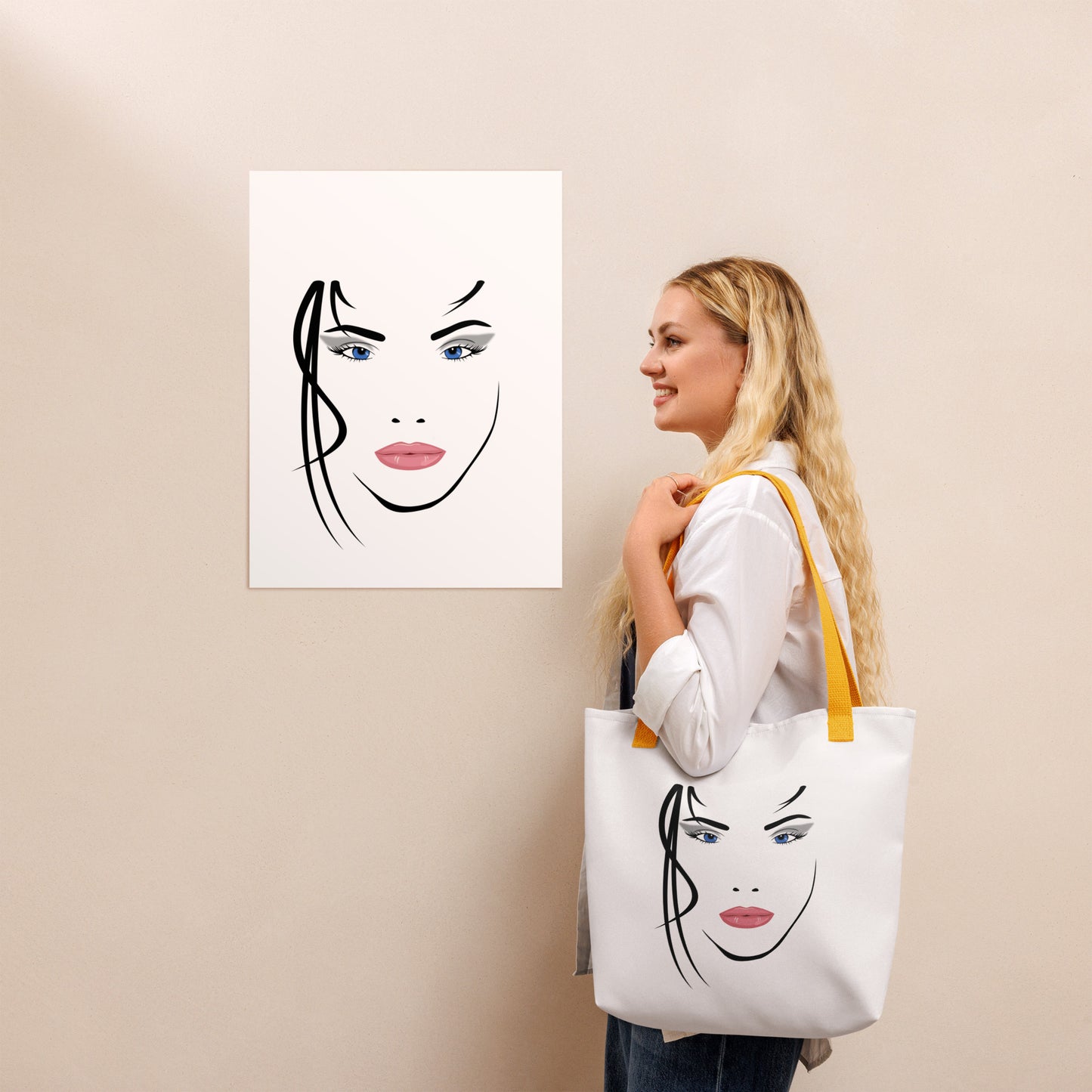 Volto di Donna - Shopping Bag