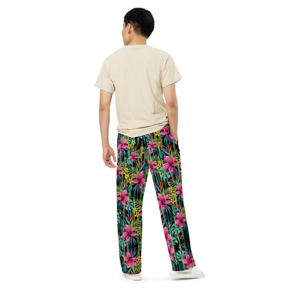 Rose - Pantaloni Unisex a Gamba Larga