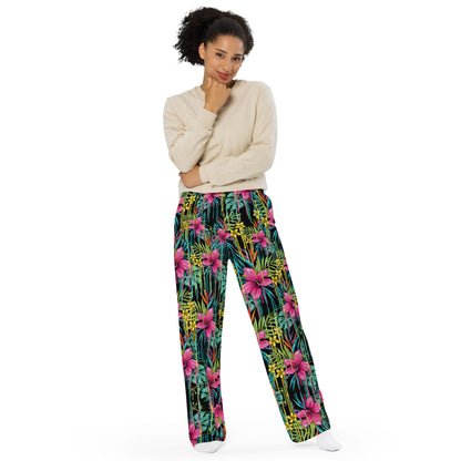 Rose - Pantaloni Unisex a Gamba Larga