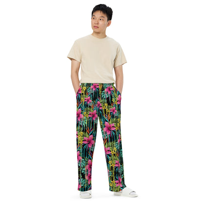 Rose - Pantaloni Unisex a Gamba Larga