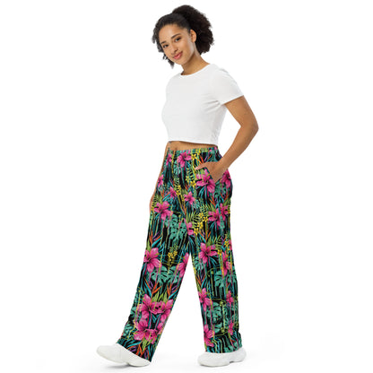 Rose - Pantaloni Unisex a Gamba Larga