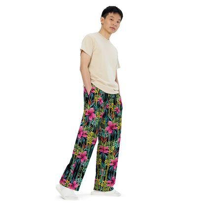 Rose - Pantaloni Unisex a Gamba Larga