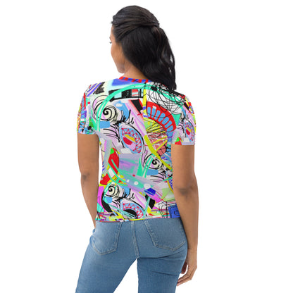 Scarabocchio -  T-Shirt Girocollo Donna