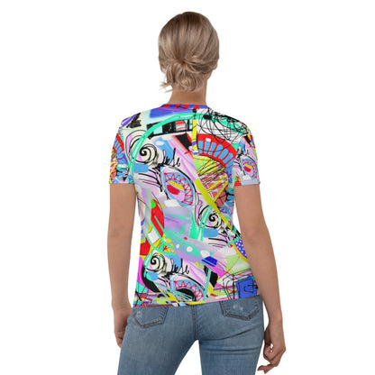 Scarabocchio -  T-Shirt Girocollo Donna