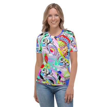 Scarabocchio -  T-Shirt Girocollo Donna