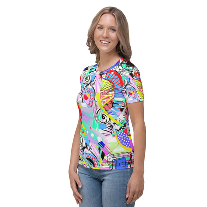 Scarabocchio -  T-Shirt Girocollo Donna