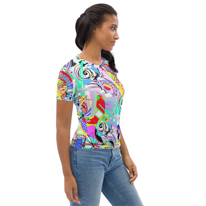 Scarabocchio -  T-Shirt Girocollo Donna