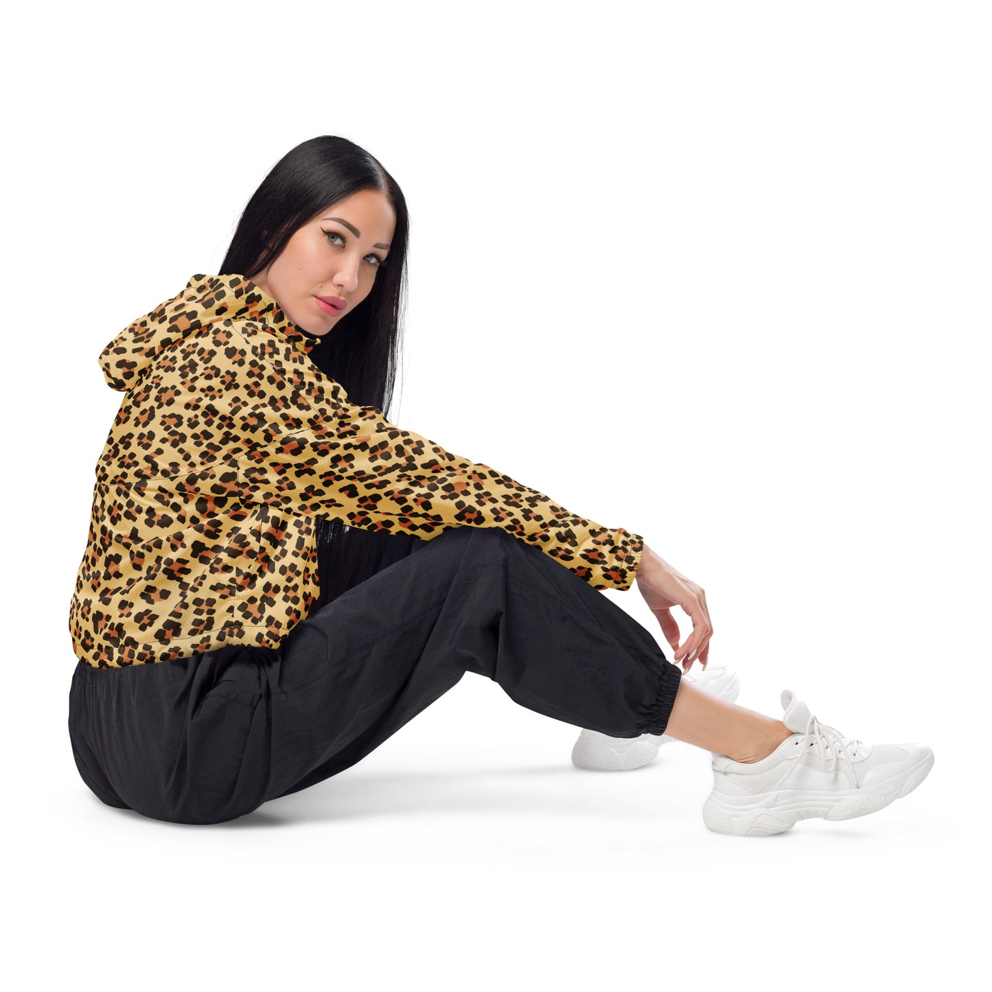 Leopardo - Giacca a Vento Corta Donna